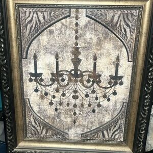 Elegant Chandelier Wall Art